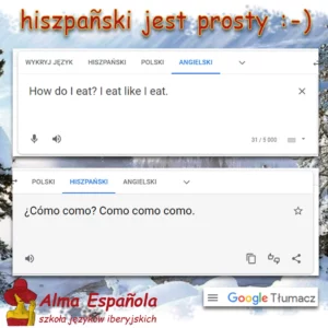 hiszpański jest prosty - como como