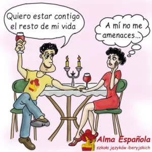 nauka języka hiszpańskiego - no me amenaces