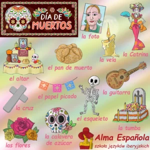 słowniki hiszpańskie - Día de Muertos