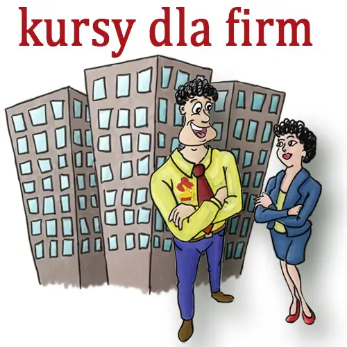 Grafika promująca szkolenia językowe z hiszpańskiego i portugalskiego dla firm w Katowicach.